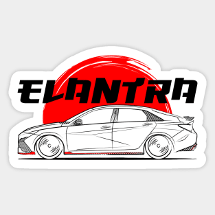 The KDM N Performance Elantra Art Sticker